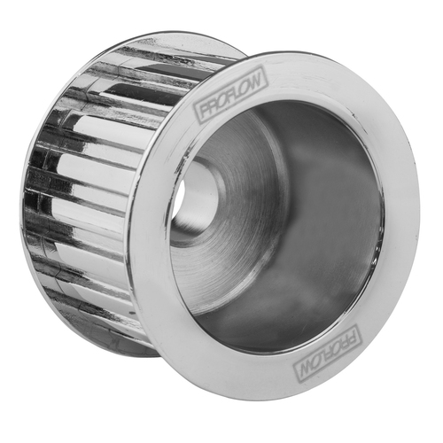 Proflow Alternator Pulley, Gilmer, 17mm Bore, Billet Aluminium, Silver, Bolt-On, Ford, Holden, Chev