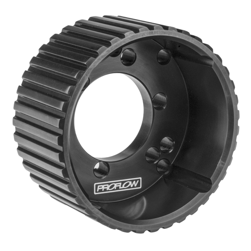 Proflow Gilmer Billet Crank Pulley Short, Black