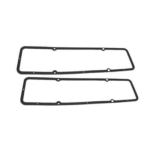 Proflow Gaskets, Valve Cover 1955-86 For Chevrolet Small Block 265-400 - set of 2, Black Neoprene/Rubber