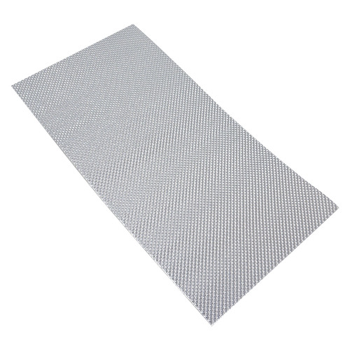 Proflow Aluminium Cool Heat Barrier, 12in. × 23in. Sound Barrier, 1, 500 C, 4.5mm Thick, Self-Adhesive