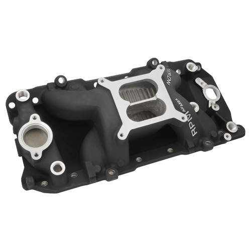 Proflow Intake Manifold, RPM AIRMax, Aluminium, Black, Square Bore, Chevrolet, Big Block Oval Port, Each