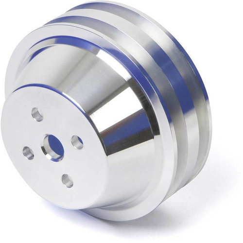 Proflow Water Pump Billet Pulley, V-Belt Water Pump BB For Chrysler 2-Groove, Anodised Aluminium