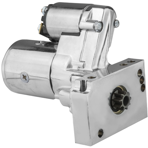 Proflow Starter Motor Power Torque Chrome For Chevrolet V8, 2.0kW 153& 168T