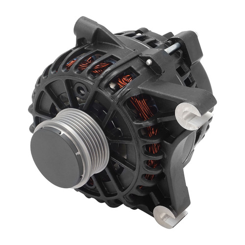 Proflow Power Spark Alternator, For Ford Falcon BA/BF/FG, XR8 5.4L V8, 135 Amp, 6-Groove Pulley, Black Wrinkle