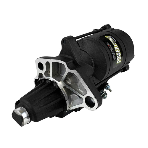 Proflow Starter Motor Power Torque Mini, Black Wrinkle, Staggered SB & BB For Chrysler V8 1.4kW