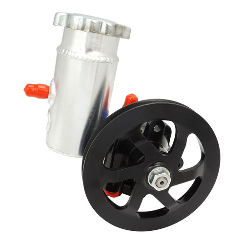 Proflow Power Steering Pump, Cast Iron Power Steering Pump With Mounted Aluminium Tank,  6" Aluminium V-Belt Pulley, Each