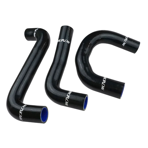 Proflow Radiator Hose Kit, Silicone, Black, 5mm wall, 4 ply, For Holden LS1 EFI, VT S2, VX VY VU WH WK Commodore, Kit