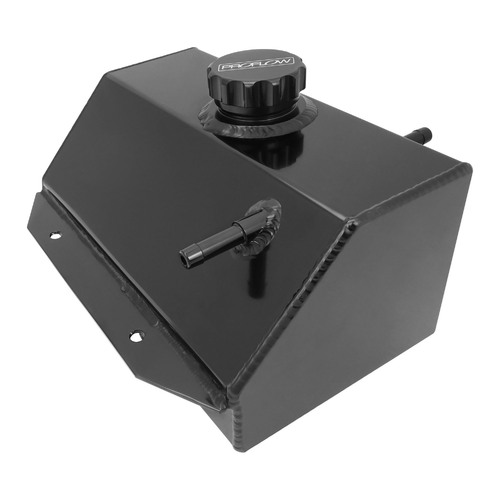 Proflow Coolant Overflow Expansion Tank, For Ford Mustang 2015-2018, Recirculating, Fabricated Aluminium, Black Anodised