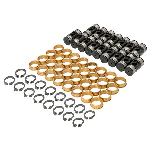 Proflow OE Style Bronze Bush Performance Trunnion Upgrade Kit, GM LS Series, OEM R/Arm, Trunnions,  Circlips, Fasteners,Set Of 16