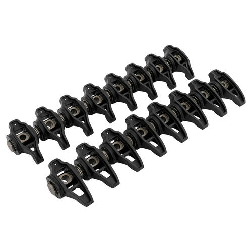 Proflow Pro Rockers, Adjustable Shaft Design LS3/L98, 1.7 Ratio Black 8620 Alloy Steel, M8 Socket Head Screws, Chev/Holden Commodore, Kit
