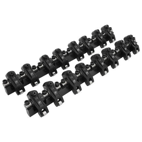 Proflow SuperMax Pro Series Shaft-Mount Rocker Arms, Chevrolet/Holden LS1, LS2, LS6 Gen III 1.7 Ratio, Suits Cathedral Port, Aluminium, Kit
