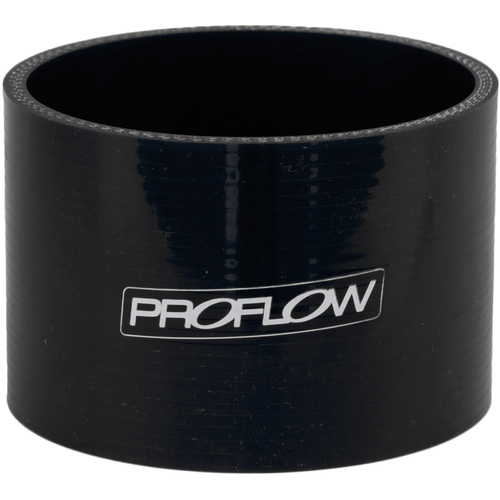 Proflow Hose Tubing Air intake, Silicone, Straight, 1.75in. Straight 3in. Length, Black
