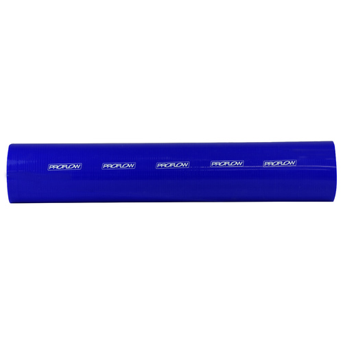 Proflow Hose Tubing Air intake, Silicone, Straight, 2.00'', 2 Ft Length, Blue