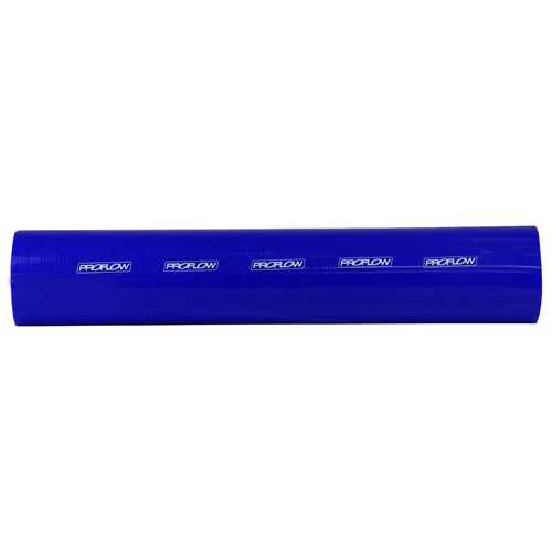 Proflow Hose Tubing Air intake, Silicone, Straight, 2.25in. Straight 2Ft Length, Blue