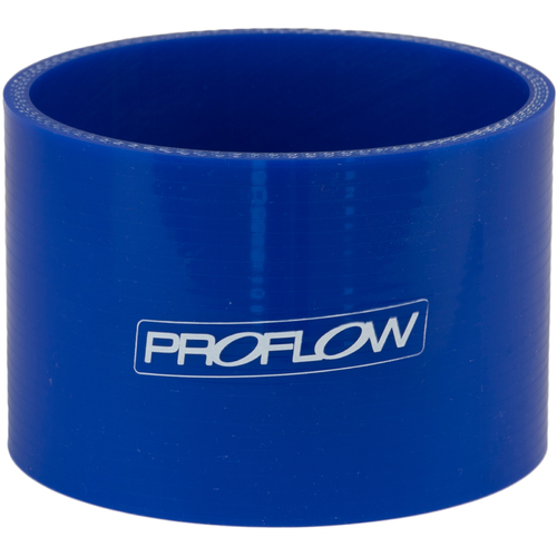 Proflow Hose Tubing Air intake, Silicone, Straight, 4.25in. Straight 3in. Length, Blue