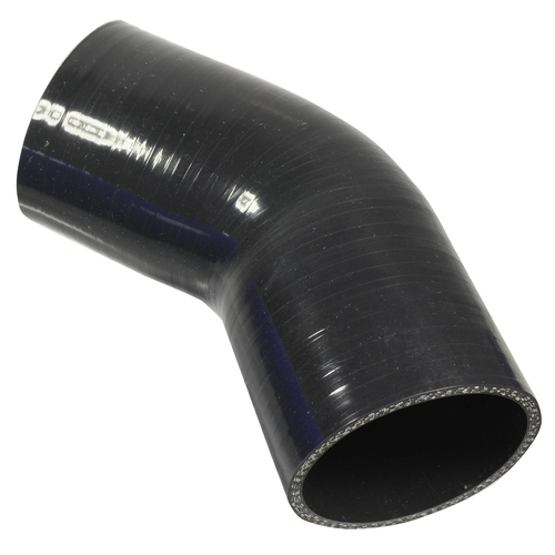 Proflow Hose Tubing Air intake, Silicone, Coupler, 1.25in. 45 Degree Elbow, Black