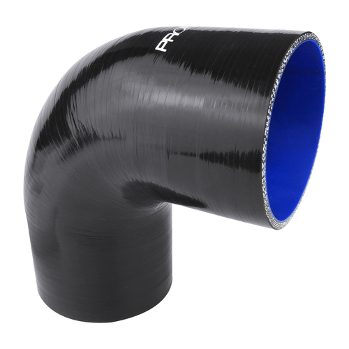 Proflow Hose Tubing Air intake, Silicone, Coupler, 1.25in. 90 Degree Elbow, Black