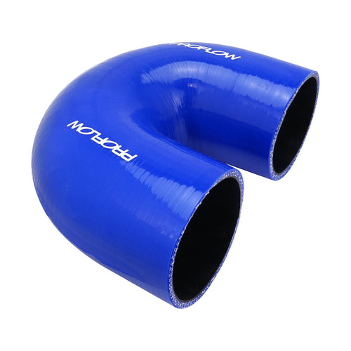 Proflow Hose Tubing Air intake, Silicone, Coupler, 5.00in. 180 Degree Elbow, Blue