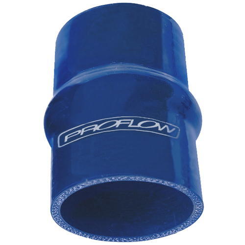 Proflow Hose Tubing Silicone Coupler Hump Style 4.00in. Straight 3in. Length, Blue