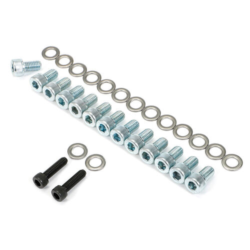 Proflow Oil Pan Bolt Kit Stainless Steel, Holden Chev GM LS Engine, Steel Oil pan, 14 Piece Set