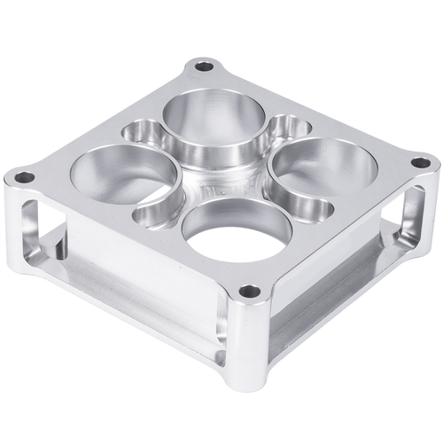 Proflow Carburettor Spacer, Aluminium, 2 in. Thick, Tapered Combo, 4500 Square Bore