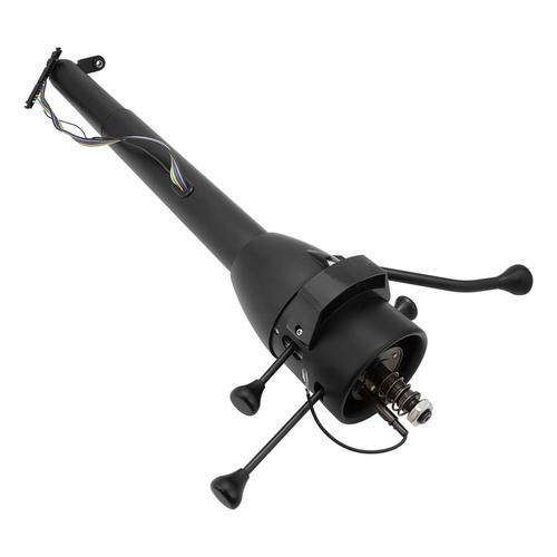 Proflow Universal Steering Column, Automatic Collapsible Column, 5 Position Tilt, 28" Long, Black Powder Coat, Kit 