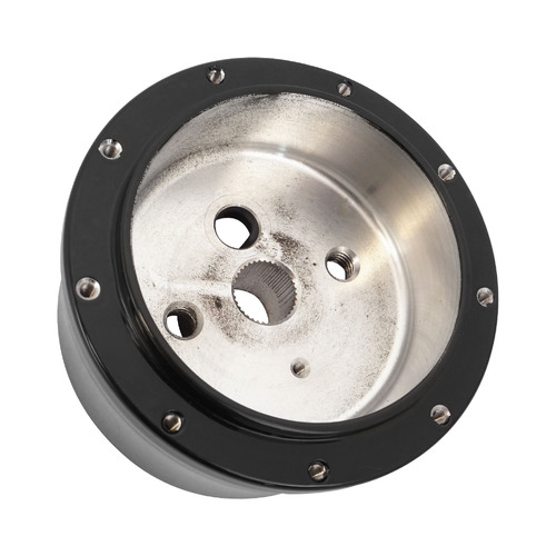 Proflow Universal Black Billet Steering Wheel Adaptor, Boss Kit, 9 hole , Suits 1967-94 GM Based Column, Each