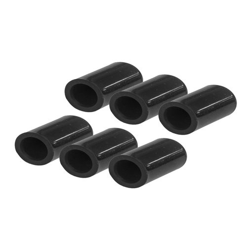 Proflow Silicone Vacuum Port Block Off 10mm x 6pcs Black