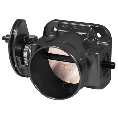 Proflow Throttle Body, Universal 70mm Bore Size, MPI, Billet Aluminium, Black Anodised