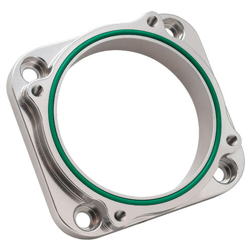 Proflow Throttle Body Adapter, Universal 90mm Throttle to 82mm Bosch Drive By Wire Throttle Body, Polished, Billet