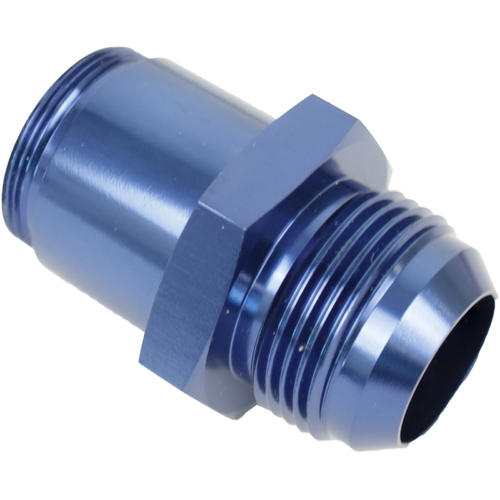Proflow Inlet Fittings, Aluminium, -16 AN Male to 1 3/16 in. Straight Cut Male, Blue Anodised