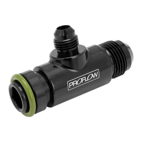 Proflow Adapter, Water Pump T-Piece, For Ford Falcon XR6 BA/BF/FG, AN10/AN6, Billet Aluminium
