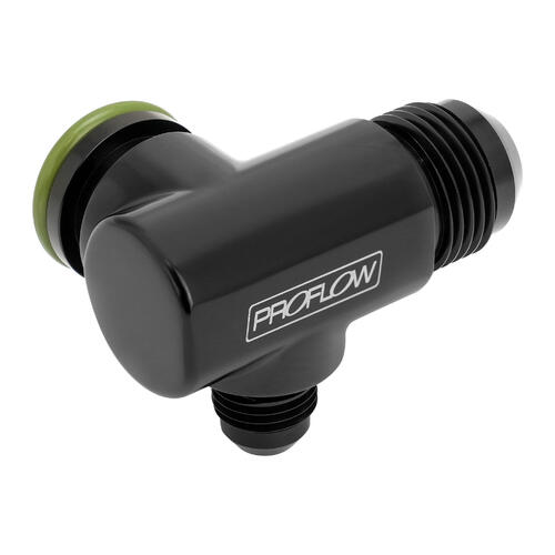 Proflow Adapter, Thermostat T-Piece, For Ford Falcon XR6 BA/BF/FG, AN10/AN6, Billet Aluminium