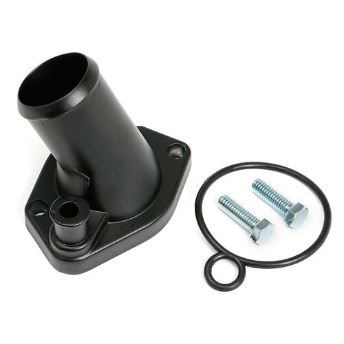 Proflow Aluminium Water Neck, For Ford 289-302, 351W O'Ring Style Black, Each