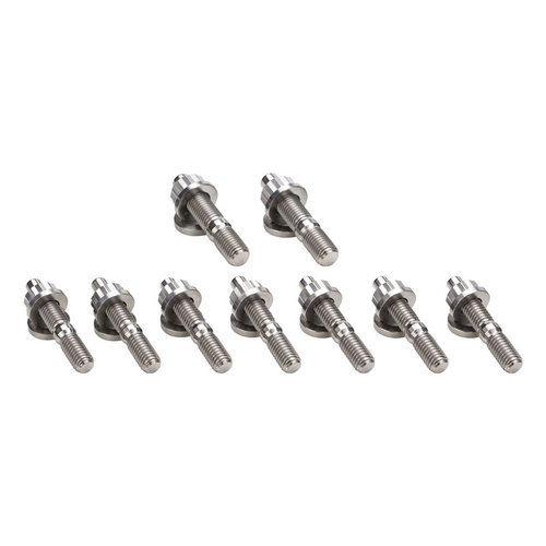 Proflow Exhaust Manifold Stud Kit, Titanium, For Mitsubishi, 4G63, Evo 1-9, M10x1.25/M8x1.25