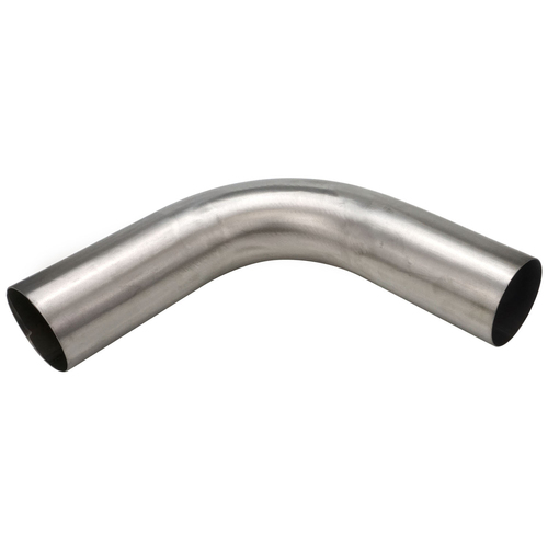 Proflow Titanium Tubing, Mandrel-Bend, 2.50 in, 1.2mm Wall, 90 Deg, 152x152mm