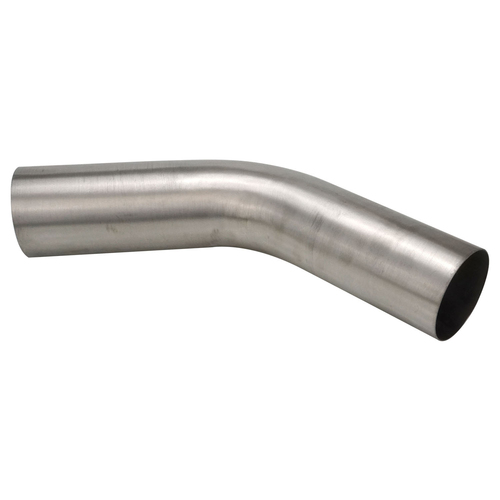 Proflow Titanium Tubing, Mandrel-Bend, 3.50 in., 1.2mm Wall, 45 Deg, 152x152mm