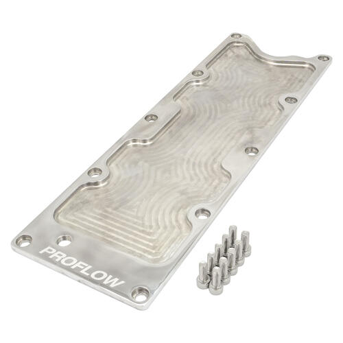 Proflow Engine Valley Cover, LS1, Billet Aluminium, Low Profile, Polished, Superseded Version