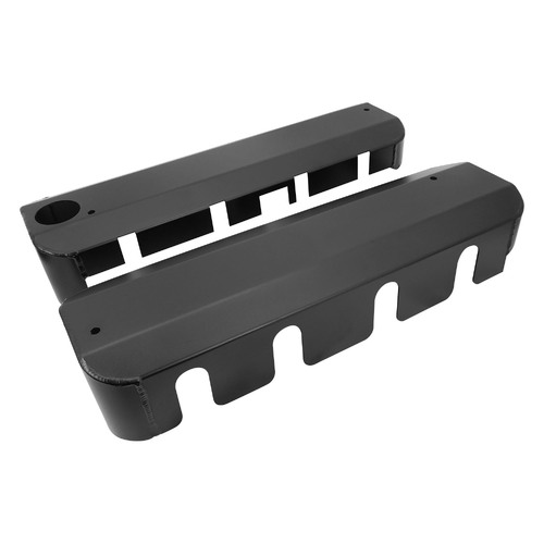 Proflow Ignition Coil Covers, LS, Fabricated Aluminium, Black Powder Coated, LS2/LS3 Coils, Pair