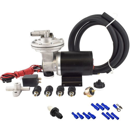 Proflow Universal Compact Electric Brake Vacuum System, 12v Complete Street Pump kit 