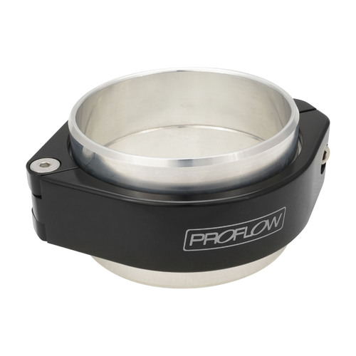 Proflow Intercooler Boost Clamp Coupler, 5.00'' Tubing, Billet Aluminium, Black Anodised