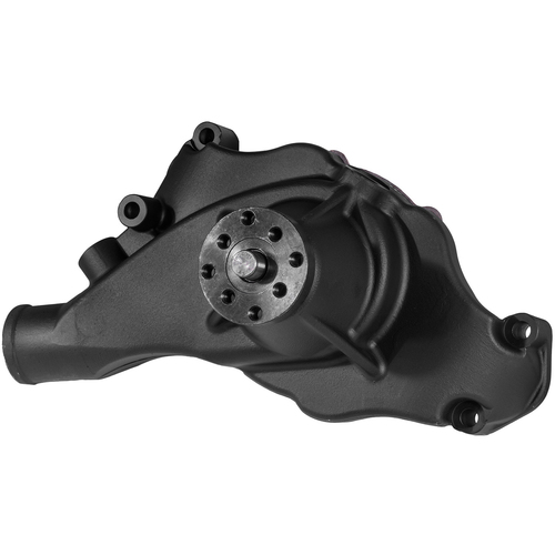 Proflow Water Pump, Cast Aluminium Ultra Cool, BB Chev, Shorty Style, Black Finish, Each 