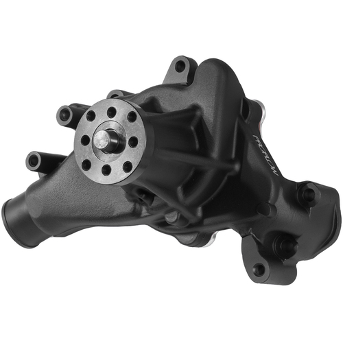 Proflow Water Pump, Cast Aluminium Ultra Cool 8 Blade, Sb Chev Long Style, Black Finish, Each