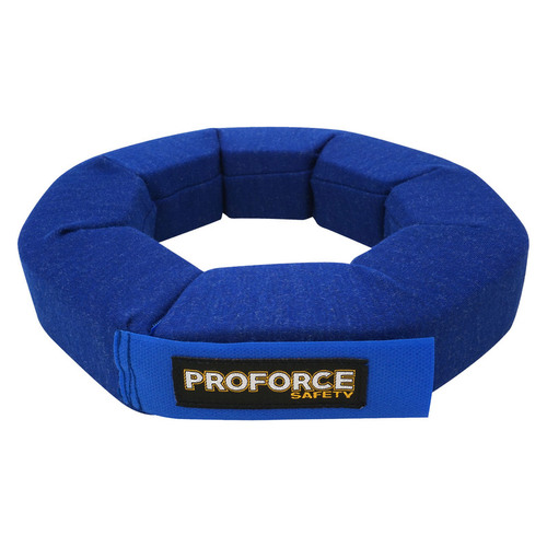 Proforce SFI Helmet Support,Neck Brace Collar, 360 Degree Style, Medium, Blue, Each