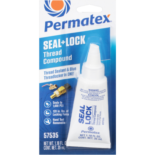 Permatex Thread Sealant, Compound, Squeeze Tube, 36 ml, Each