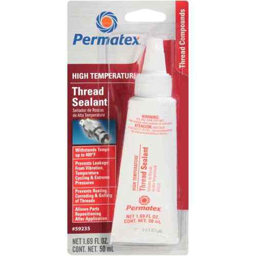Permatex Thread Sealant, High-Temperature, Squeeze Tube, 50 ml, Each