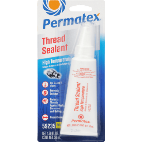 Permatex Thread Sealant, High-Temperature, Squeeze Tube, 50 ml, Each