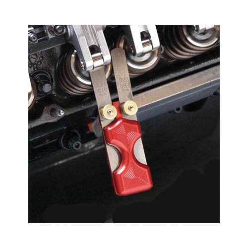Powerhouse Tool, Dual Feeler Gauge Handle, Aluminum, Red, Each