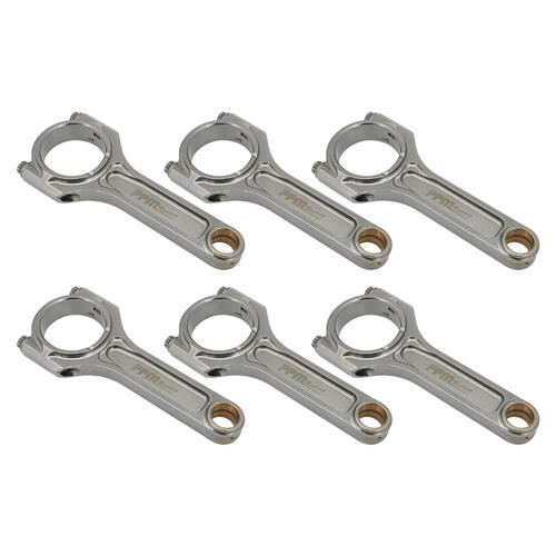 PPM Connecting Rods, 4340, I-Beam, 2500HP, Ford Falcon XR6 Turbo, 4.0L Barra, BA-BF, FG/FGX, ARP2000 7/16"' 12 Point, Set