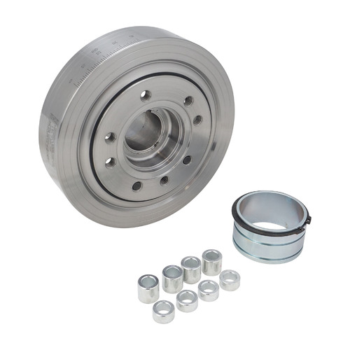 Pro Race Harmonic Damper/Balancer, Pro Race All Steel, Ext Balance 28oz, Removeable Weight, 3 & 4 Bolt SB Ford V8 - 289-351 Windsor & Cleveland, Each